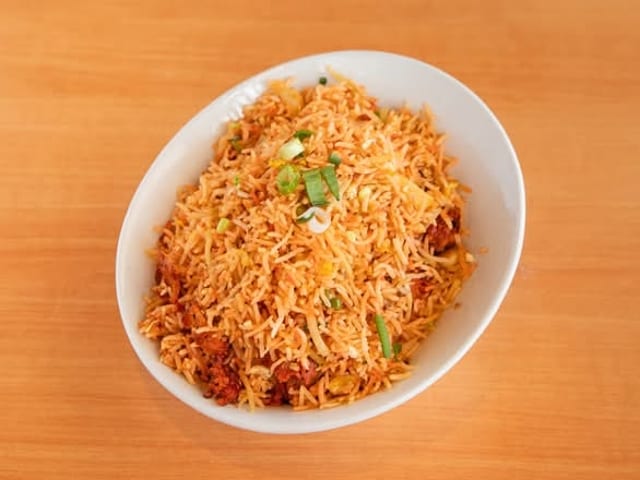 Chicken Schezwan Fried Rice.
